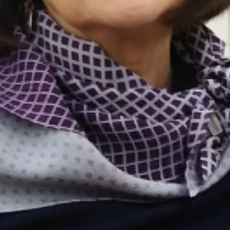 ちりめん シルク マフラーとして